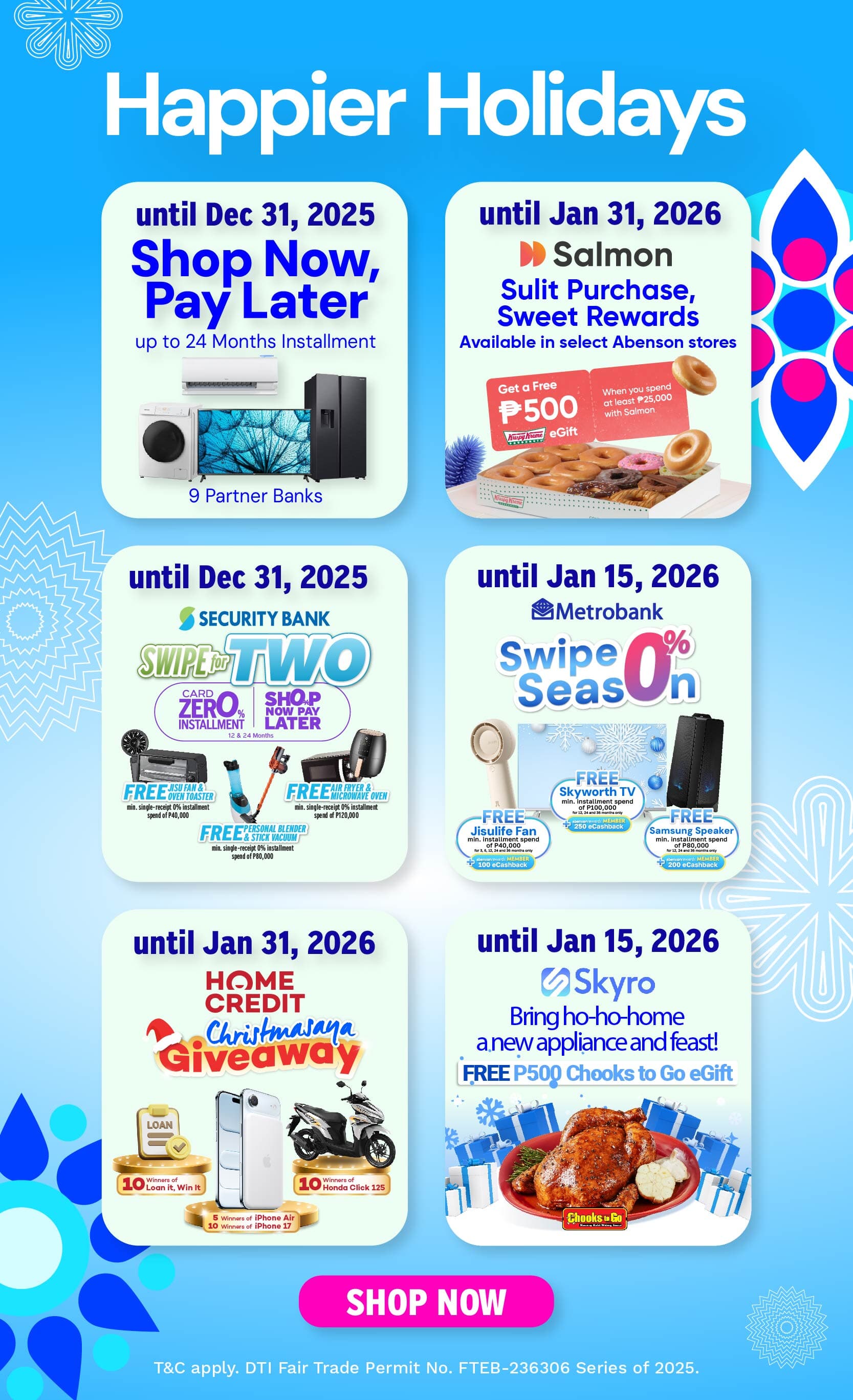 Happier Holidays Promo Summary